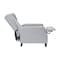 Flash Furniture Gray Wingback Reclining Chair with Nailhead Trim BO-BS7002-1-GY-GG - alternate 5